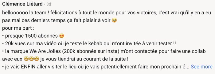 Témoignage client